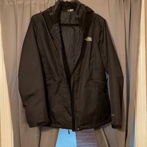 North Face 2 in 1 jacket.